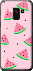 Чехол Розовый арбуз для Samsung Galaxy A8 2018 A530F