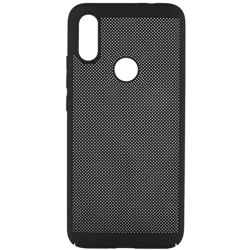 

Ультратонкий дышащий чехол Grid case для Xiaomi Redmi 7 (Черный) 707785