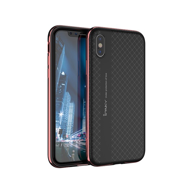 

Чехол iPaky TPU+PC для iPhone X (5.8") (Черный / Красный) 279159