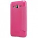 Фото Кожаный чехол (книжка) Nillkin Sparkle Series для Samsung J200H Galaxy J2 Duos (Розовый) в магазине vchehle.ua
