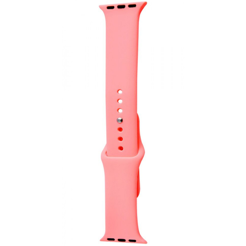 

Силиконовый ремешок для Apple Watch Sport Band 38 / 40 (S) 2pcs (Розовый / Barbie pink) 873467