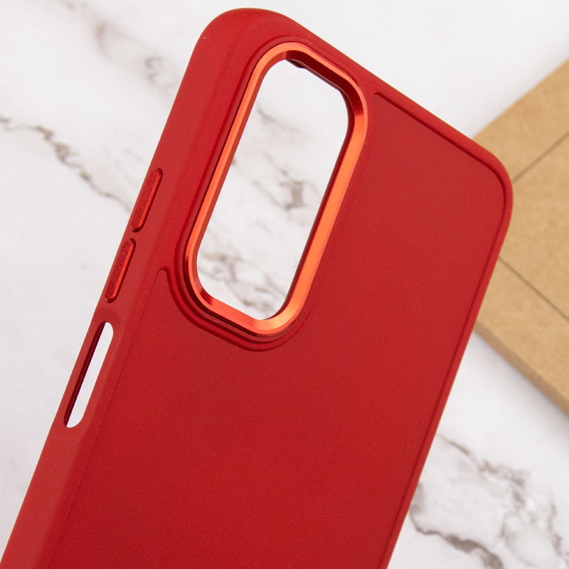 Купить TPU чехол Bonbon Metal Style для Samsung Galaxy A34 5G (Красный / Red) на vchehle.ua
