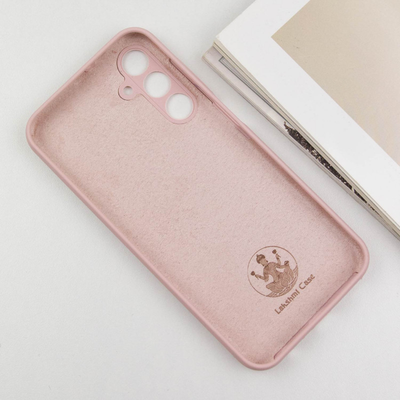 Чохол Silicone Cover Lakshmi Full Camera (AA) на Samsung Galaxy A35 (Рожевий / Pink Sand) в магазині vchehle.ua
