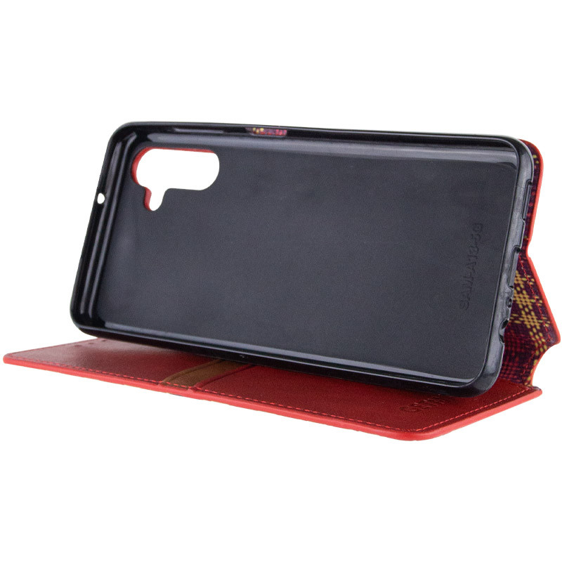 Заказать Кожаный чехол-книжка GETMAN Cubic (PU) для Samsung Galaxy A24 4G (Красный) на vchehle.ua