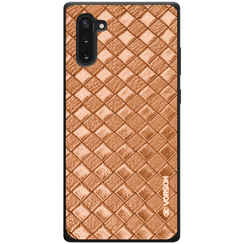 

Кожаная накладка VORSON Braided leather series для Samsung Galaxy Note 10 (Коричневый) 769062