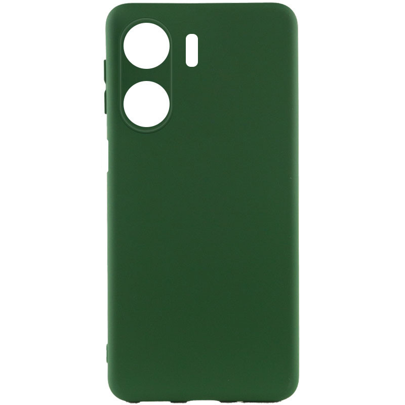 Чохол Silicone Cover Lakshmi Full Camera (A) на Xiaomi Redmi 13C / Poco C65 (Зелений / Dark green)