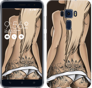 

Чехол Девушка с татуировкой для Asus Zenfone 3 ZE520KL 644484