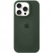 Чохол Silicone Case Full Protective (AA) with Magnetic Safe на Apple iPhone 12 Pro Max (6.7") (Зелений / Cyprus Green)