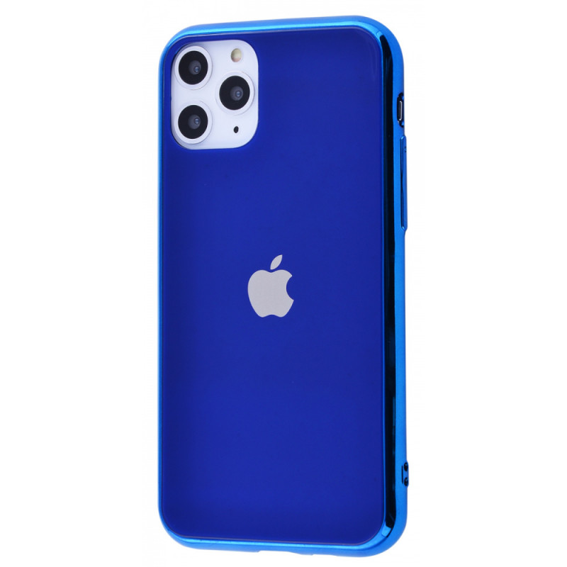 

TPU+Glass чехол Glamor для Apple iPhone 11 Pro Max (6.5") (Синий) 784806