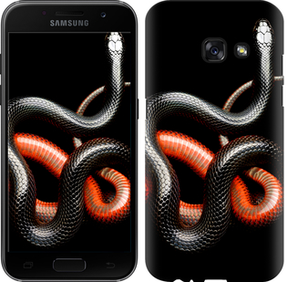 

Чохол Червоно-чорна змія на чорному тлі на Samsung Galaxy A3 (2017) 481962