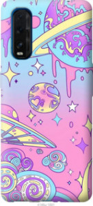 Чехол Розовая галактика для Oppo Find X2