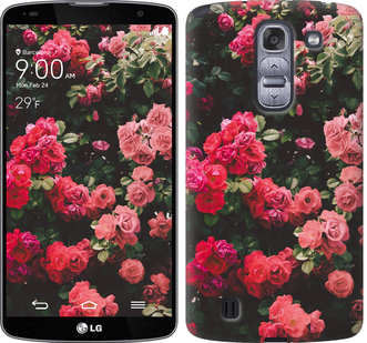 

Чехол Куст с розами для LG G Pro 2 D838 639268