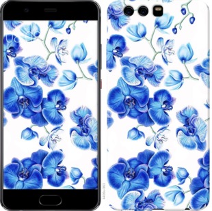 

Чехол Голубые орхидеи для Huawei P10 Plus 725234