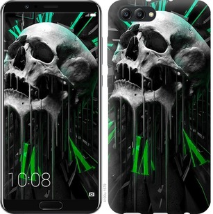 

Чехол Череп-часы для Huawei Honor V10 / View 10 671783
