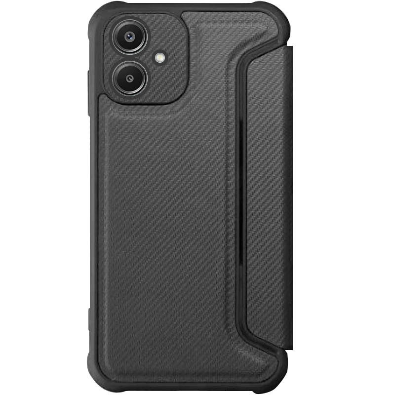 Фото Кожаный чехол-книжка GETMAN Razor (PU) для Samsung Galaxy A06 (Black) на vchehle.ua