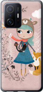 Чехол Синеволосая девочка для Xiaomi 11T