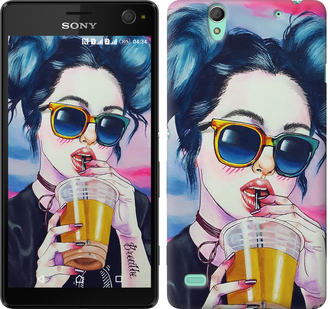 

Чохол Арт-дівчина в окулярах на Sony Xperia C4 E5333 247110