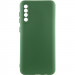 Чохол Silicone Cover Lakshmi Full Camera (AA) на Samsung Galaxy A50 (A505F) / A50s / A30s (Зелений / Dark green)