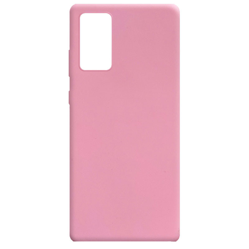 Силіконовий чохол Candy на Samsung Galaxy Note 20 (Рожевий)