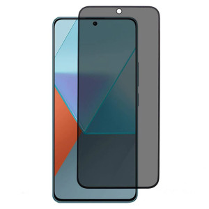 Защитное стекло Privacy 5D (full glue) для Xiaomi Redmi Note 13 4G
