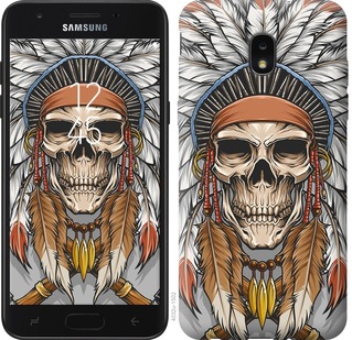 

Чехол Череп индейца для Samsung Galaxy J7 2018 670921