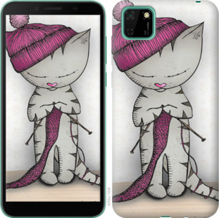 

Чехол Кошка рукодельница для Huawei Y5p 936264