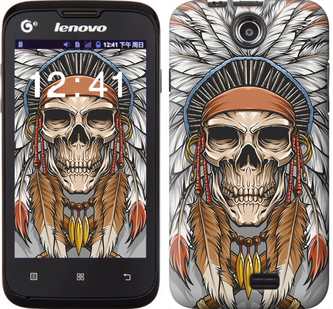 

Чехол Череп индейца для Lenovo A300 641041