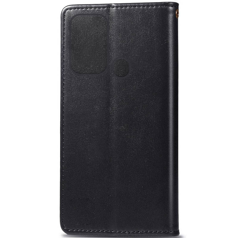 Шкіряний чохол-книжка GETMAN Gallant (PU) для ZTE Blade A52 (Чорний) в магазині vchehle.ua