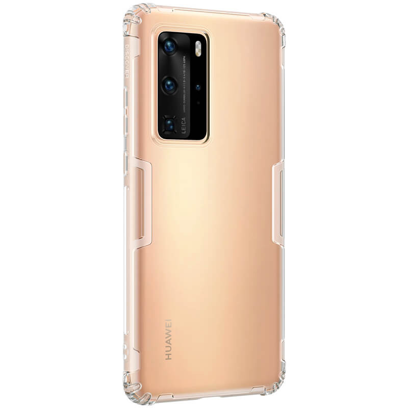 Фото TPU чехол Nillkin Nature Series для Huawei P40 Pro (Бесцветный (прозрачный)) в магазине vchehle.ua