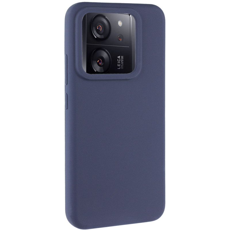 Чехол Silicone Cover Lakshmi (AAA) для Xiaomi 13T / 13T Pro (Темно-синий / Midnight blue)