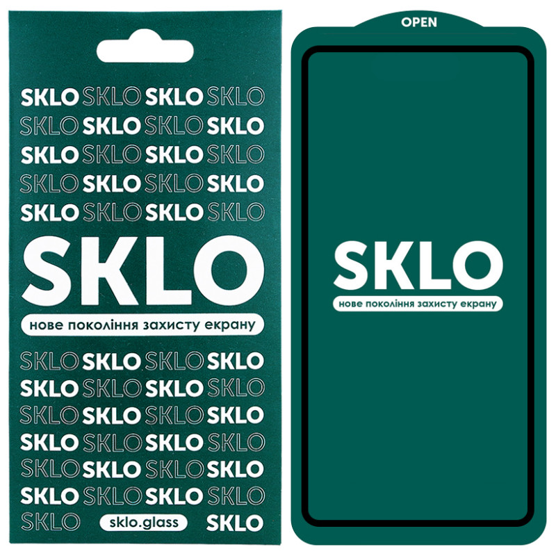 Захисне скло SKLO 5D на Samsung Galaxy A71 / Note 10 Lite / M51 / M62 / M52 (Чорний)