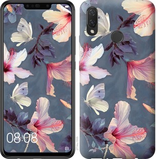 

Чехол Нарисованные цветы для Huawei Nova 3 670854