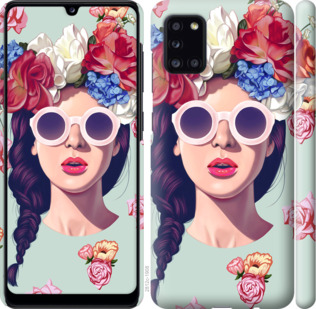 

Чехол Девушка с цветами для Samsung Galaxy A31 A315F 933572