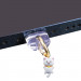 Заглушка силіконова Type-C з підвіскою IP44 (Cat ceramic white)