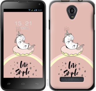 

Чохол Єдинорожки в пончике на Fly IQ4415 719681