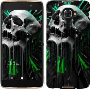 

Чохол Череп-годинник на Alcatel Idol 4 Pro 923854