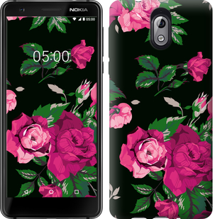 

Чехол Розы на черном фоне для Nokia 3.1 674435