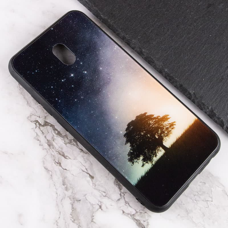 Фото TPU+Glass чохол Diversity на Xiaomi Redmi 8a (Tree) в маназині vchehle.ua