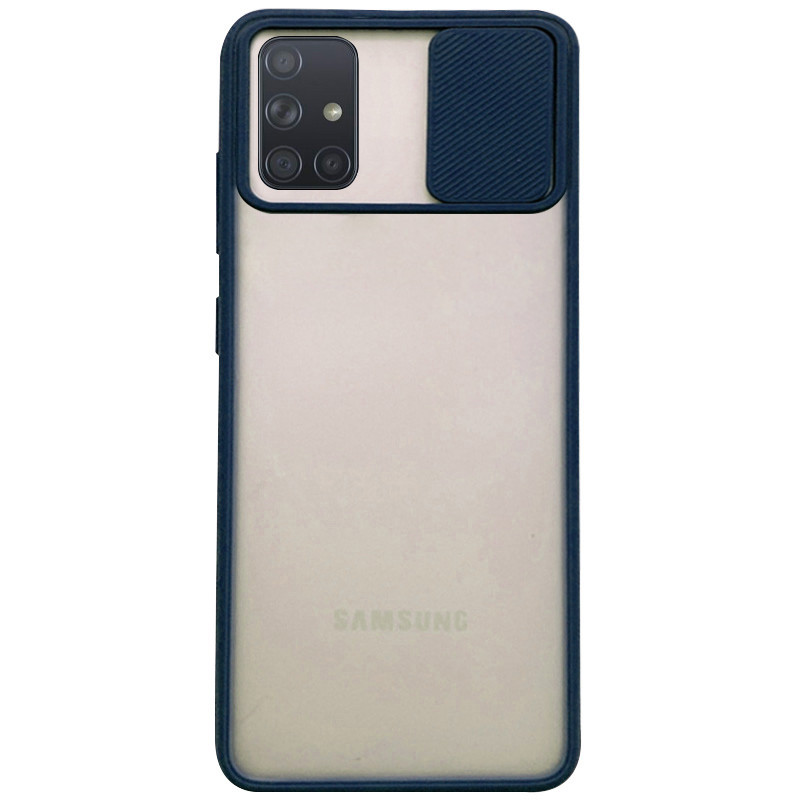 

Чохол Camshield mate TPU зі шторкою для камери для Samsung Galaxy A71 (Синій) 923508