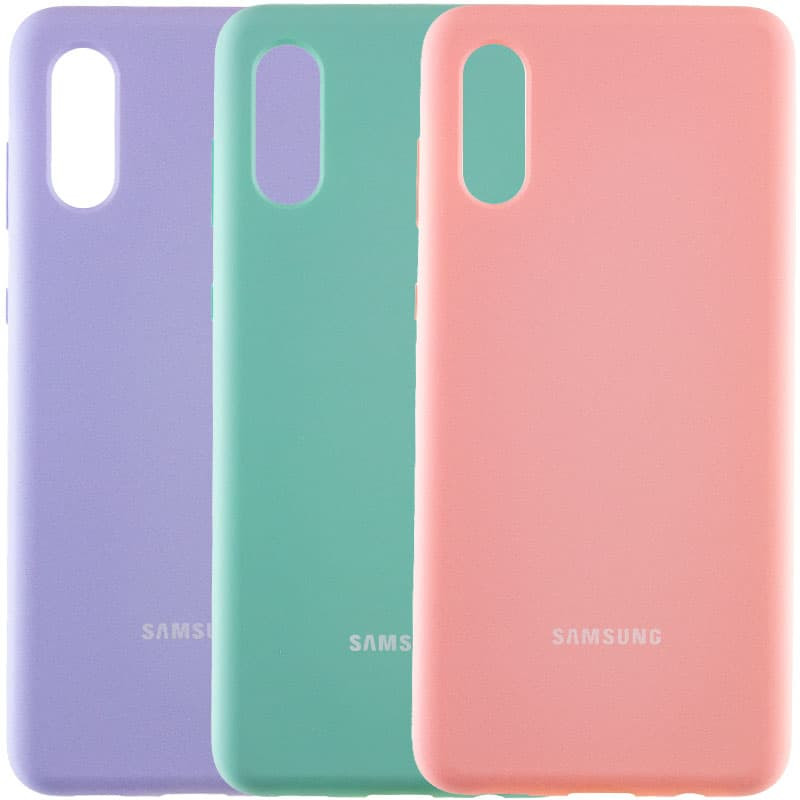 Чехол Silicone Cover Full Protective (AA) для Samsung Galaxy A02