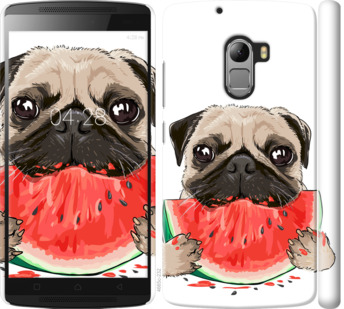 

Чохол Мопс і кавун на Lenovo A7010 843578