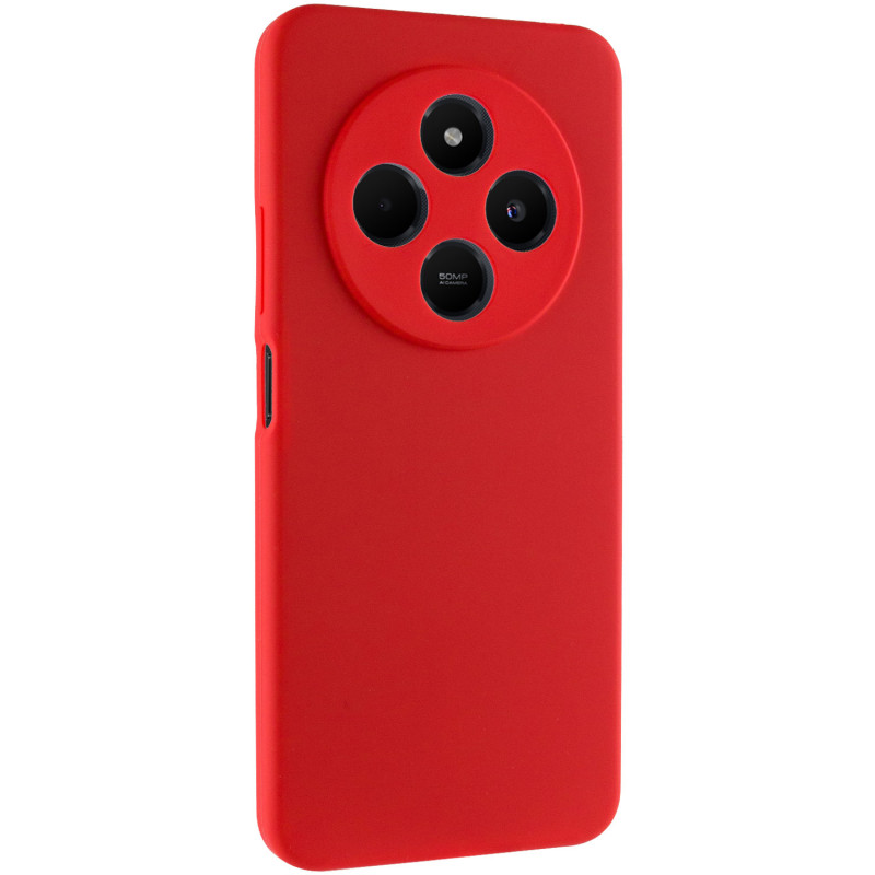 Чохол Silicone Cover Lakshmi Full Camera (AA) на Xiaomi Redmi 14C / Poco C75 (Червоний / Red)