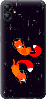 Чехол Лисички в космосе для Samsung Galaxy A04e A042F