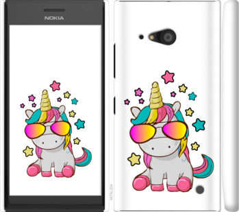 

Чохол Єдиноріг в окулярах на Nokia Lumia 730 912009