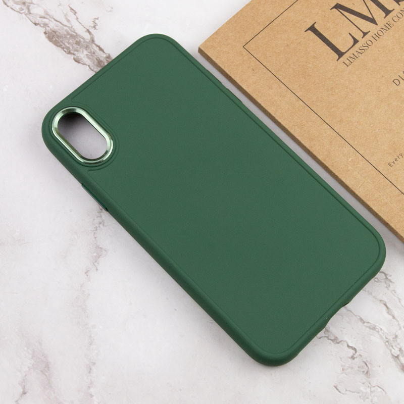 TPU чехол Bonbon Metal Style для Apple iPhone XR (6.1") (Зеленый / Army green) в магазине vchehle.ua