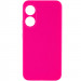 Чохол Silicone Cover Lakshmi Full Camera (AAA) на Oppo A58 4G (Рожевий / Barbie pink)