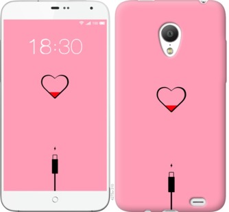 

Чехол Подзарядка сердца1 для Meizu MX3 730258
