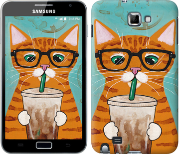 

Чохол Зеленоокий кіт в окулярах на Samsung Galaxy Note i9220 625140