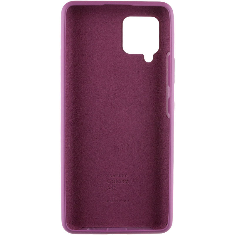 Фото Чехол Silicone Cover Full Protective (AA) для Samsung Galaxy A42 5G (Фиолетовый / Grape) на vchehle.ua