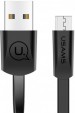 Дата кабель USAMS US-SJ201 USB to MicroUSB 2A (1.2m) (Черный)